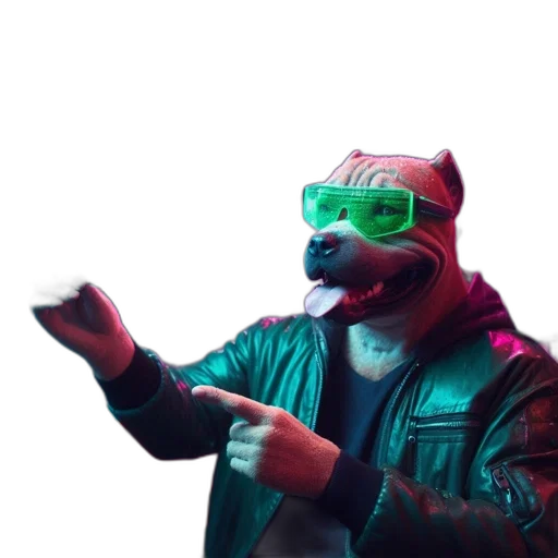 jacket, mask, animal, creature transparent PNG cut-out