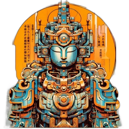 robot, face, mask, concept art transparent PNG cut-out