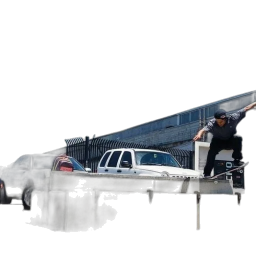 car, weapon, staff, robot transparent PNG cut-out