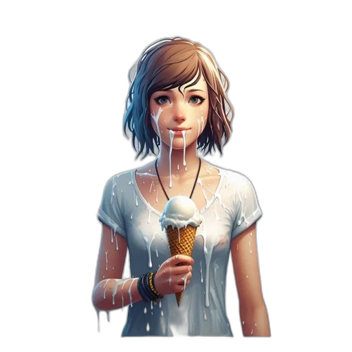 staff, face, dress, umbrella transparent PNG cut-out