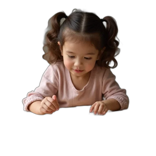 hair, face, staff, jewelry transparent PNG cut-out