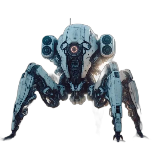 robot, creature, animal, weapon transparent PNG cut-out