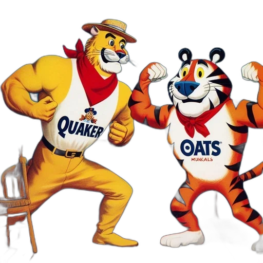 concept art, two, anthropomorphic, tiger transparent PNG cut-out