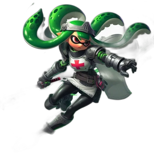 weapon, staff, creature, robot transparent PNG cut-out