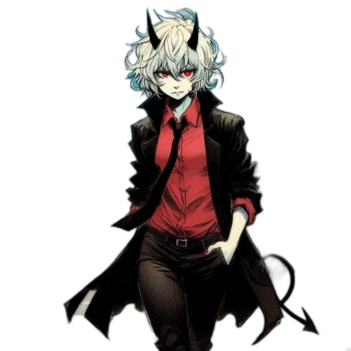 mask, staff, creature, jacket transparent PNG cut-out