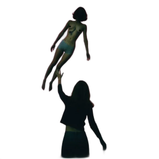 dress, staff, creature, concept art transparent PNG cut-out