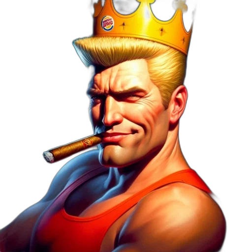 crown, hat, face, concept art transparent PNG cut-out