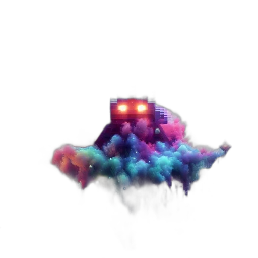 robot, crown, car, dragon transparent PNG cut-out