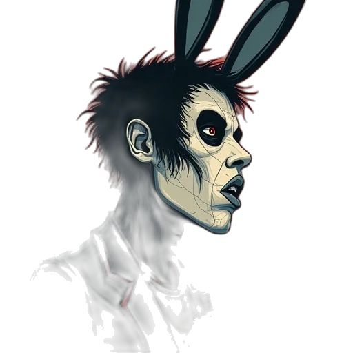 mask, face, creature, concept art transparent PNG cut-out