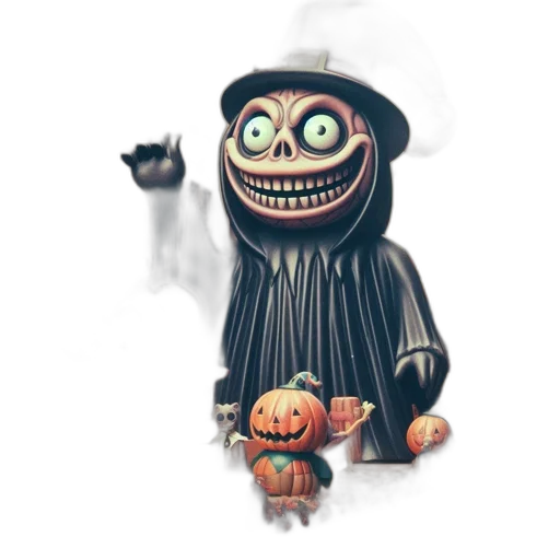 creature, mask, robot, staff transparent PNG cut-out