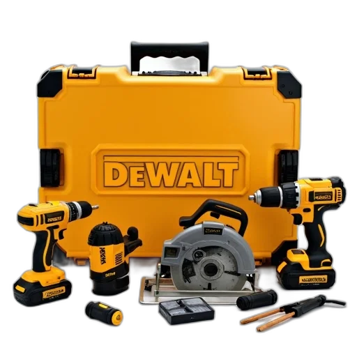 collection, power, tools, including transparent PNG cut-out