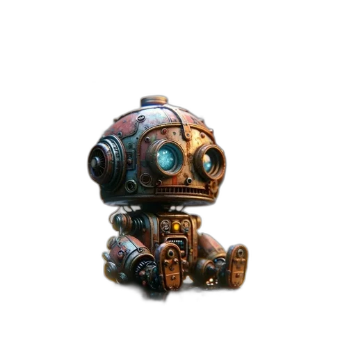 robot, weapon, staff, concept art transparent PNG cut-out