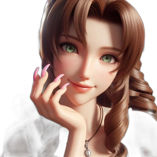 jewelry, face, photorealistic, fantasy art transparent PNG cut-out