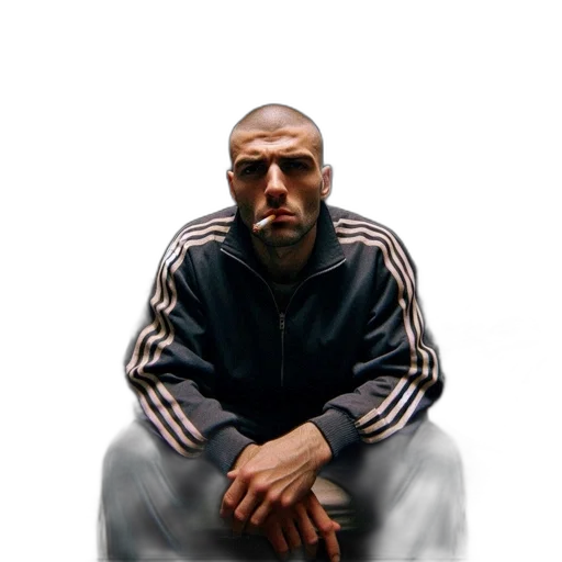 jacket, face, animal, staff transparent PNG cut-out