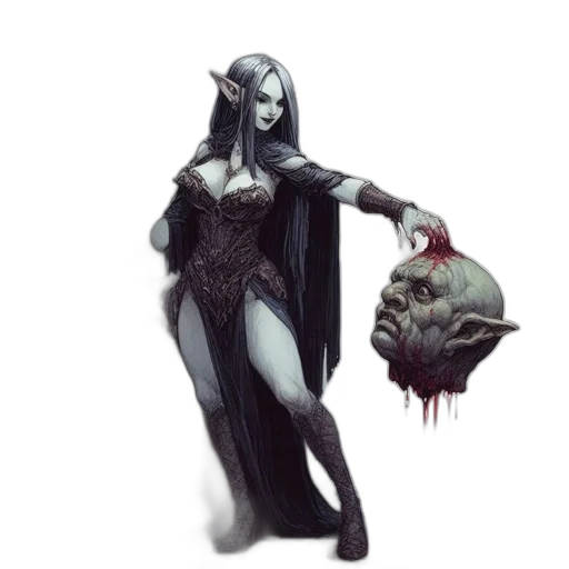 creature, mask, staff, concept art transparent PNG cut-out