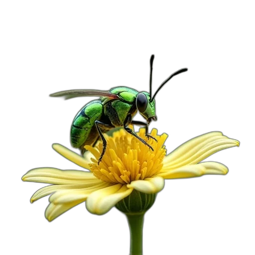 flower, animal, creature, staff transparent PNG cut-out