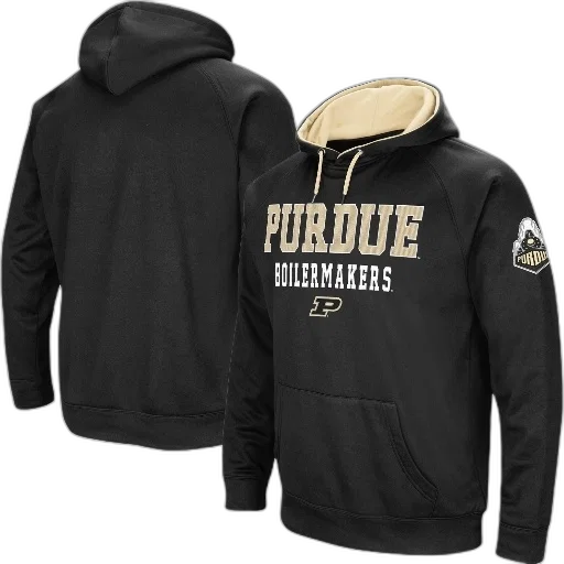 jacket, black, hoodie, purdue transparent PNG cut-out