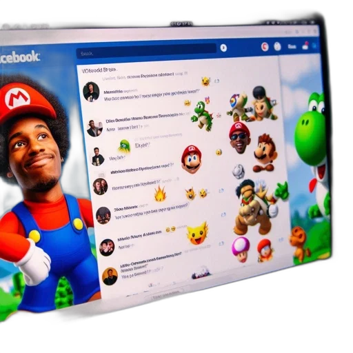 screenshot, facebook, page, prominently transparent PNG cut-out