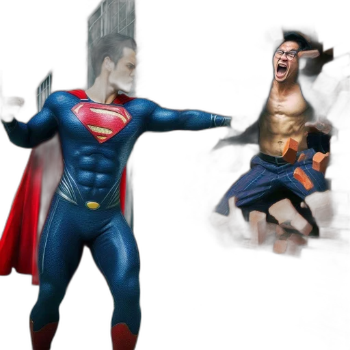 comic book art, concept art, 3d render, photorealistic transparent PNG cut-out