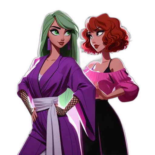 dress, concept art, fantasy art, cartoon transparent PNG cut-out