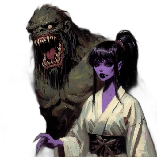 creature, concept art, fantasy art, comic book art transparent PNG cut-out