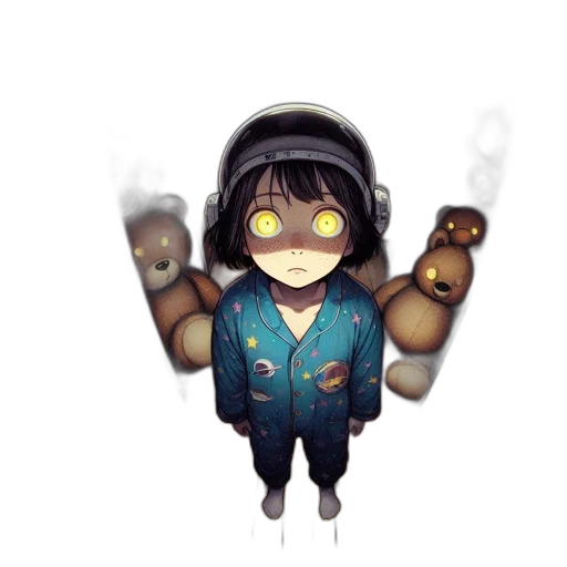staff, jacket, robot, weapon transparent PNG cut-out