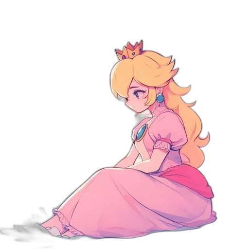 crown, dress, staff, weapon transparent PNG cut-out