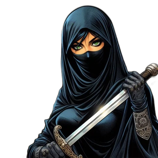 sword, weapon, comic book art, fantasy art transparent PNG cut-out