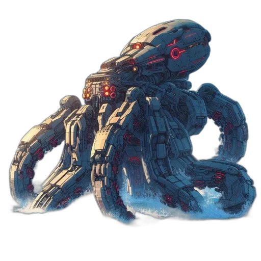 robot, creature, animal, concept art transparent PNG cut-out