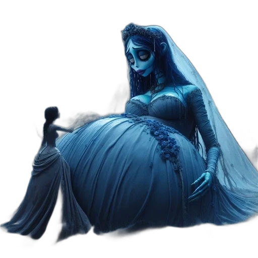 dress, creature, mask, concept art transparent PNG cut-out