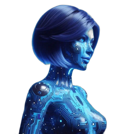 robot, dress, face, concept art transparent PNG cut-out