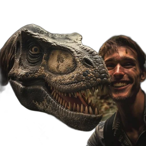 animal, creature, dragon, face transparent PNG cut-out