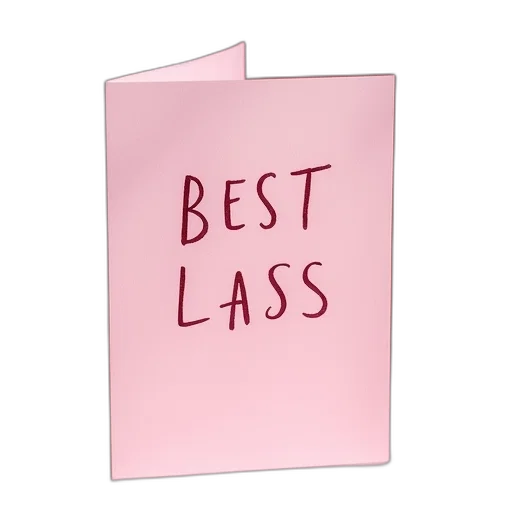pink, card, words, best transparent PNG cut-out
