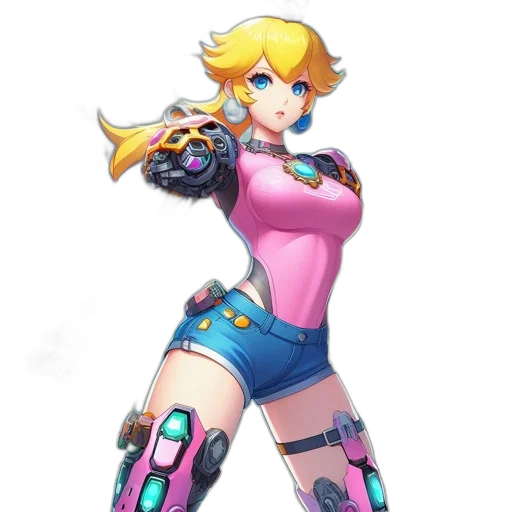 weapon, robot, dress, staff transparent PNG cut-out
