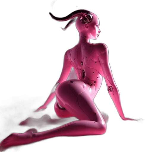 creature, dragon, robot, dress transparent PNG cut-out