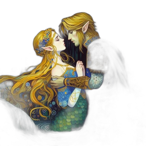 fantasy art, watercolor, concept art, pixel art transparent PNG cut-out