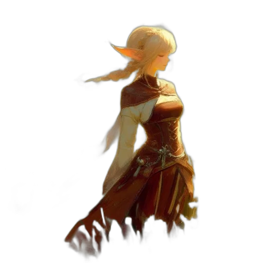 staff, dress, dragon, weapon transparent PNG cut-out
