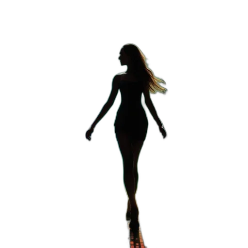 dress, shoes, staff, robot transparent PNG cut-out