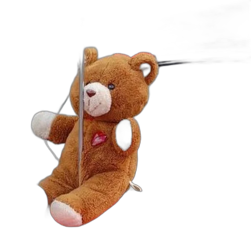 staff, weapon, brown, teddy transparent PNG cut-out
