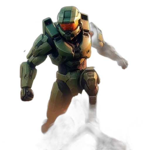 robot, weapon, concept art, 3d render transparent PNG cut-out