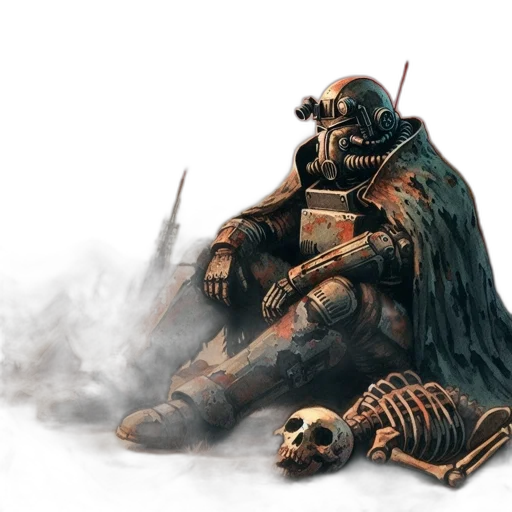 sword, robot, concept art, fantasy art transparent PNG cut-out