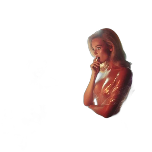 hair, face, creature, jacket transparent PNG cut-out