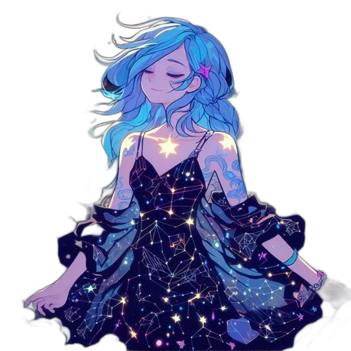 dress, pixel art, concept art, watercolor transparent PNG cut-out