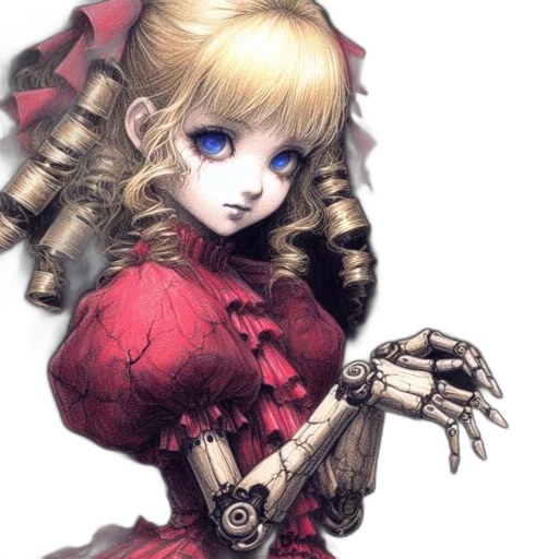 robot, weapon, face, staff transparent PNG cut-out