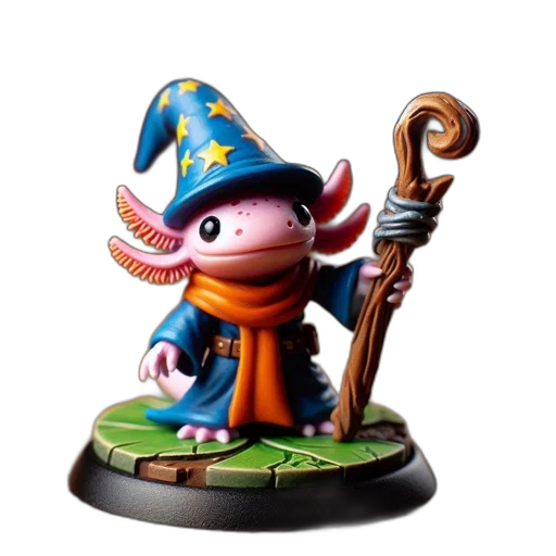 staff, hat, concept art, 3d render transparent PNG cut-out