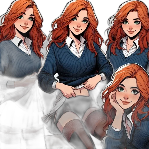 dress, concept art, comic book art, cartoon transparent PNG cut-out
