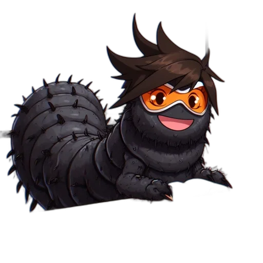 dragon, creature, animal, hair transparent PNG cut-out