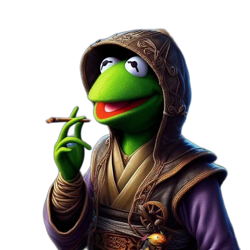dragon, staff, jacket, weapon transparent PNG cut-out