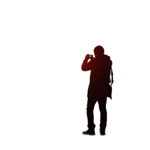 staff, jacket, weapon, robot transparent PNG cut-out