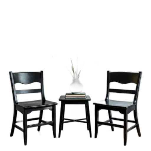 furniture, staff, 3d render, monochrome transparent PNG cut-out
